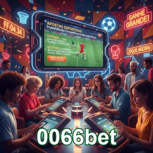Ilustração de Explore a experiência única do cassino online 0066bet